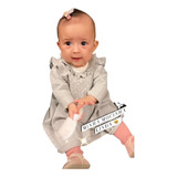 Kit C 4 Peças Vestido Bebê Frio inverno londres alta Qualdad