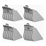 Kit C 4 Pentes 12 14 16 20 P Máquinas Corte Cabelo Wahl