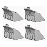 Kit C 4 Pentes 9 10 11 12 P Máquinas Corte Cabelo Wahl