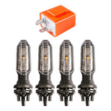 Kit C 4 Pisca Led Seta Titan Fan 160 Cb Twister Rele