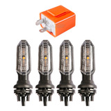 Kit C 4 Pisca Led Seta Titan Fan 160 Cb Twister Rele