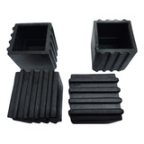 Kit C 4 Ponteira Externa Quadrada 40x40mm P  Madeira   Ferro