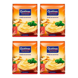 Kit C 4 Purê De Batata Flocos 800g Qualimax
