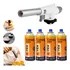 Kit C 4 Refil   Maçarico Portátil Com Regulagem Gourmet