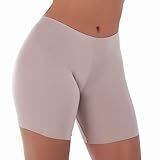 Kit C 4 Short Para Usar Embaixo Do Vestido Saia Estética Cor Preto Branco Nude Marrom Tamanho GG