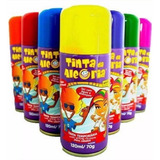 Kit C 4 Spray Para Colorir Cabelo Festa Carnaval Infantil