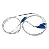 Kit C 4 Unidades Splitter Fibra Optica Desbalanceado 1x2 50 50 Sc upc 1310 1490 1550nm Nf 