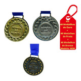 Kit C 40 Medalha Ouro 40