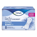 Kit C 5 Absorvente Geriátrico Tena Lady Discreet Extra