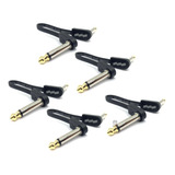 Kit C 5 Cabos Pedal Flat 10 Cm Ebs Deluxe Patch P10 Premium
