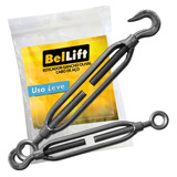 Kit C 5 Esticador Gancho Olhal Cabo De Aço 6 4mm Beltools
