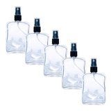 Kit C 5 Frascos Vidro 100ml Valv Spray P Perfume Feminino