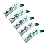 Kit C 5 Graxa Branca P Portão Automático 80g Bisnaga