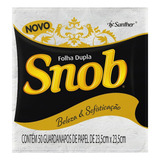 Kit C 5 Guardanapo De Papel Folha Dupla Snob 50un 23 5cm X