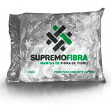 Kit C 5 Kg Fibra De Vidro Para Concreto E Reboco Premium