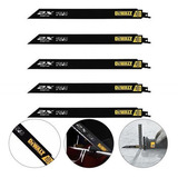 Kit C 5 Laminas 2x Serra Sabre Metal Duro Dwa41812 Dewalt