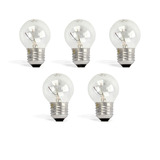 Kit C 5 Lampadas Lustre Forno Fogao E Geladeira E27 40w