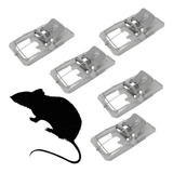 Kit C 5 Ratoeiras Armadilha De Metal Pequena