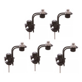 Kit C 5 Suporte Para Microfonar Bateria Clamp De Mic Ask