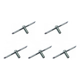 Kit C 5 Suporte Travessa Marcai Para Lustre Com Nipel Cl