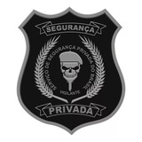 Kit C 5 Und Patch Emborrachado Segurança Privada Vigilante