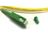 Kit C 5 Unidades 1 Gabarito Emenda Mecânica Para Fibra Optica C Pigtail Sc apc L 925bh Nf 