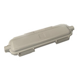 Kit C 5 Unidades Caixa De Emenda C 6 Para Fibra Óptica Uso Externo Branco Nf 