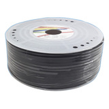 Kit C 50 Metros De Tubo Em Poliuretano Preto 6x4mm