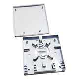 Kit C 50 Unidades Pto Caixa Terminação Fibra Óptica Roseta 2 Portas Ftth Nfe