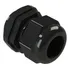 Kit C 500 Prensa Cabos Poliamida Pg7 Cor Preto