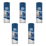 Kit C 5un Tinta Spray Weg Azul Brilho Ral 5009 250g W lack