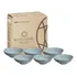 Kit C/6 Bowl Tijela Porto Brasil Coleção Professionals Touch Cor Breeze  Stoneware Linhas