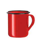 Kit C 6 Canecas Esmaltadas 80ml Xícara Café Promoção