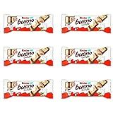 Kit C-6 Chocolate Kinder Bueno White 43g