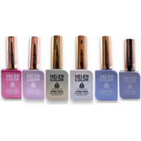 Kit C 6 Esmalte Em Gel Nova Coleção Conexão Helen Color 12ml