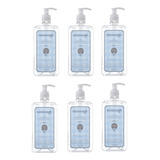 Kit C 6 Gel Higienizante 70 Giovanna Baby Blue 500ml