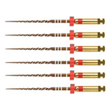 Kit C 6 Lima Protaper Gold 25mm F2 Maillefer Dentsply