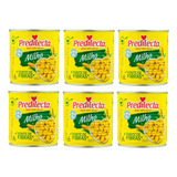 Kit C 6 Milho Verde Conserva Predilecta Lata 170g Atacado