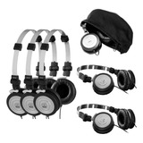 Kit C 6 Peças Fone De Ouvido Akg K414p Com Bag