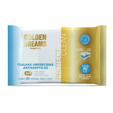 Kit C 6 Toalha Umedecidas Antissepticas 70 Alcool