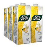 Kit C 6und Chá Verde Sabor Limão Yuzu Feel Good 1 Litro