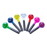 Kit C 7 Pares Esferas Grande De Vidro P Cromoterapia