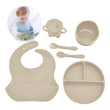 Kit C 8 Alimentação De Silicone Bebe Introdução Alimentar