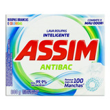 Kit C 8 Sabão Em Pó Assim Antibac 800g