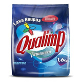 Kit C 8 Sabão Em Pó Qualimp Qualimp 1 6kg Floral Sachet