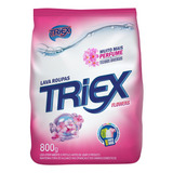 Kit C 8 Sabão Em Pó Triex Flowers Lava Roupas Concentrado