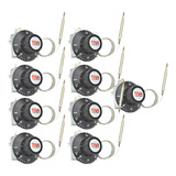 Kit C 9 Termostato Analógico Tiwa 50 300 30a S Bucha Curto