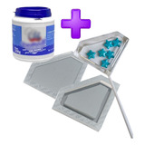 Kit C Molde De Pirulito Chocalho Diamante 585 Isomalt 150g