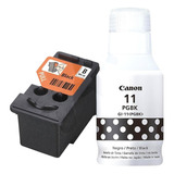 Kit Cabeça De Impressão Canon Bh 10   Refil De Tinta Gl 11 Black G3160 G2160