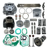 Kit Cabeçote Camisa Cilindro Motor Junta Biz 100 1998 A 2005